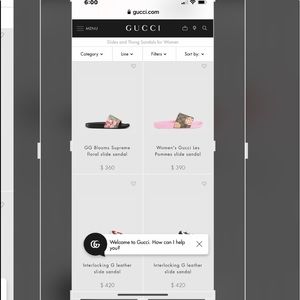 Not for sale - info - Gucci Bloom slides are $360 brand new on Gucci’s website!